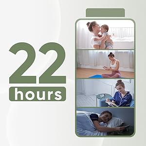 New 5 inch Video Baby Monitor with Camera and Audio, 4X Zoom, 22Hrs Battery, 1000ft Range 2-Way Audio Temperature Sensor Lullaby
