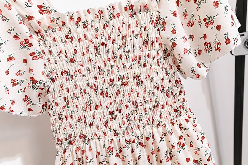 Vestido Floral de Verão em Chiffon – Leve, Elegante e Confortável