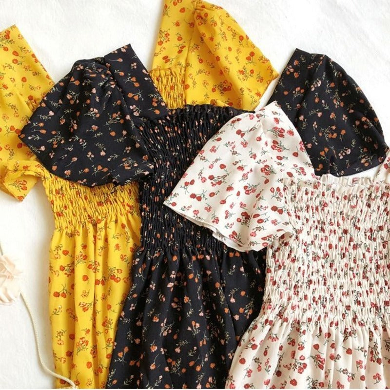 Vestido Floral de Verão em Chiffon – Leve, Elegante e Confortável