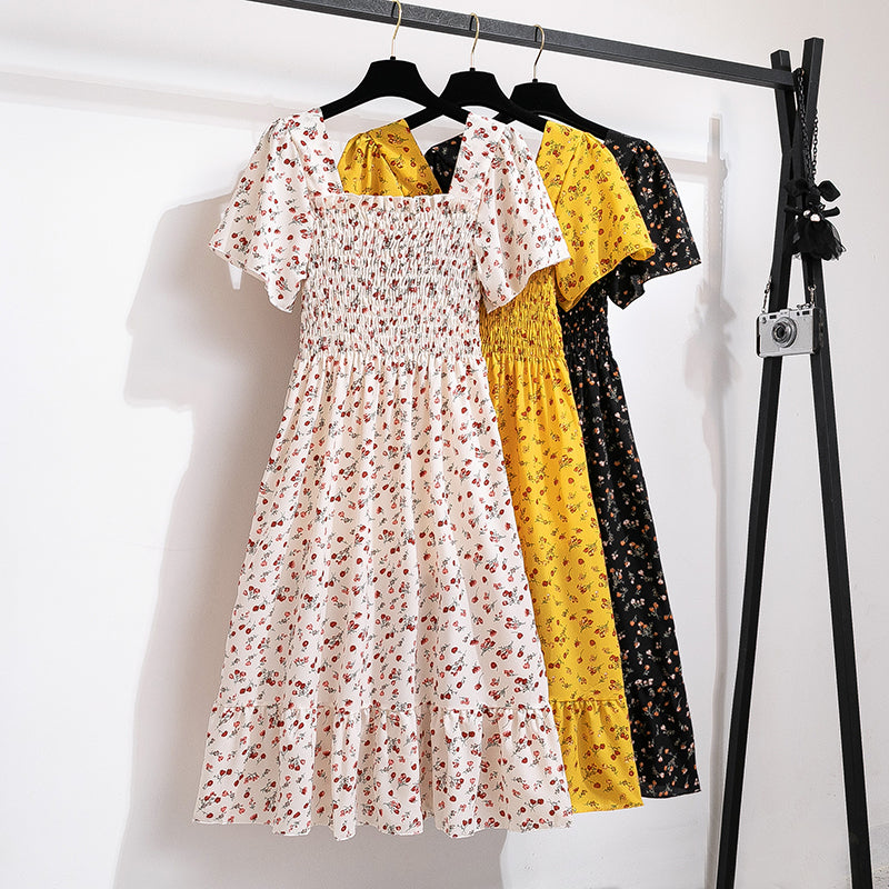 Vestido Floral de Verão em Chiffon – Leve, Elegante e Confortável