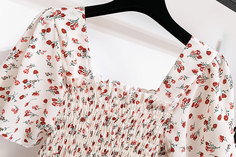 Vestido Floral de Verão em Chiffon – Leve, Elegante e Confortável