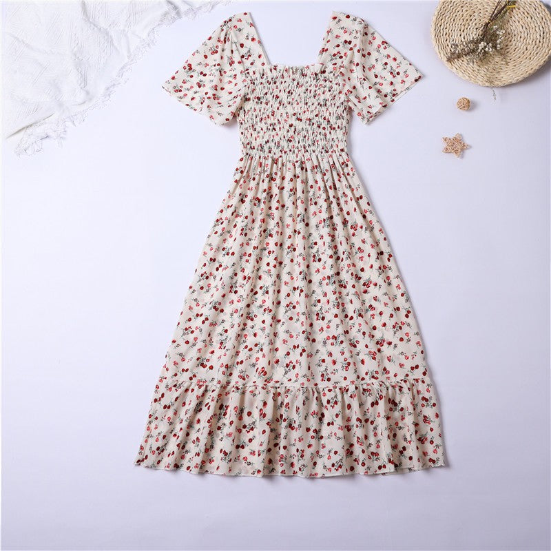 Vestido Floral de Verão em Chiffon – Leve, Elegante e Confortável