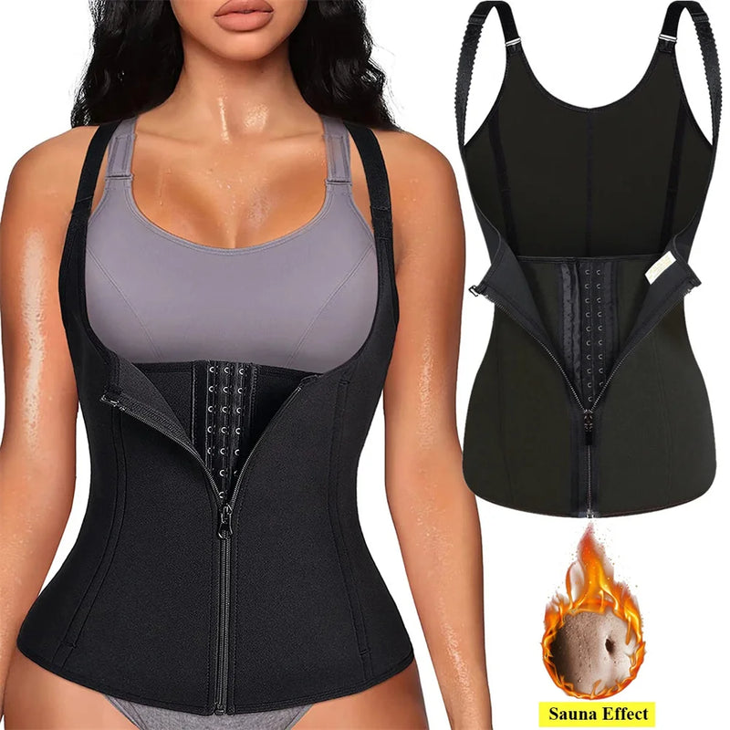 Camisete Modelador com Zíper – Controle de Barriga e Cintura Definida em Qualquer Ocasião