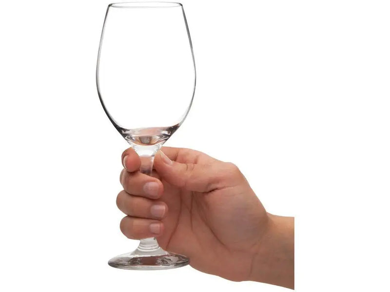 Kit 6 Taças de Vidro Nadir 385ml – Elegância para Vinho ou Água