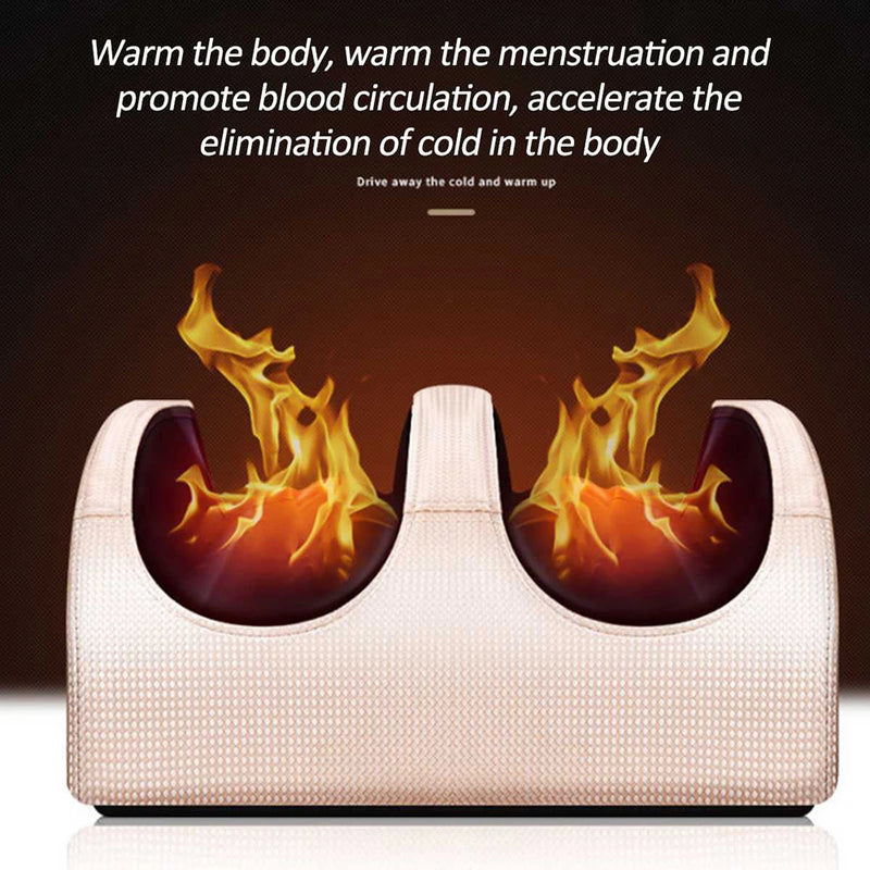 Massageador Elétrico para Pés com Aquecimento – Alívio e Relaxamento em Casa