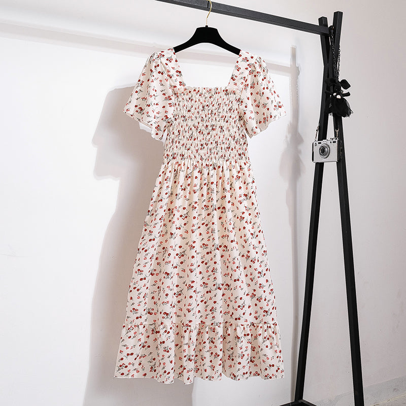 Vestido Floral de Verão em Chiffon – Leve, Elegante e Confortável