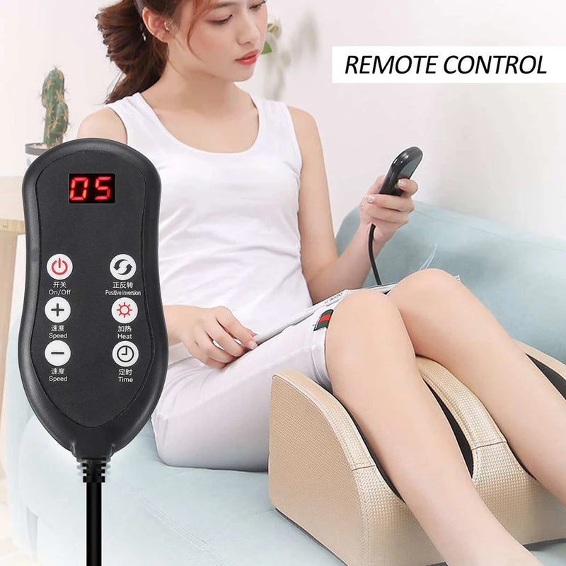 Massageador Elétrico para Pés com Aquecimento – Alívio e Relaxamento em Casa