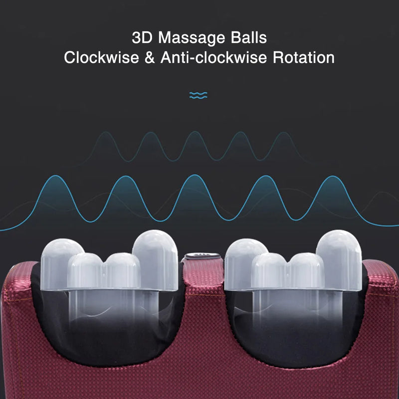 Massageador Elétrico para Pés com Aquecimento – Alívio e Relaxamento em Casa