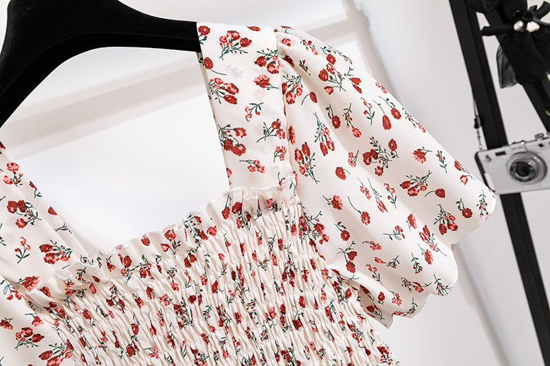 Vestido Floral de Verão em Chiffon – Leve, Elegante e Confortável