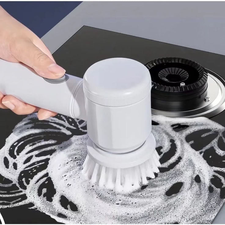 Escova Elétrica de Limpeza 3 em 1 – Mais praticidade para sua faxina!